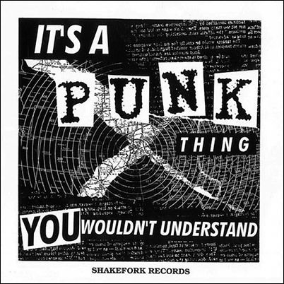 VARIOUS ARTISTS - 'It's a Punk Thing, You Wouldn't Understands' LP